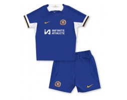 Chelsea kläder Barn 2023-24 Hemmatröja Kortärmad (+ korta byxor)
